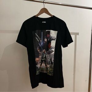 Star Wars Black The Last Jedi T-Shirt